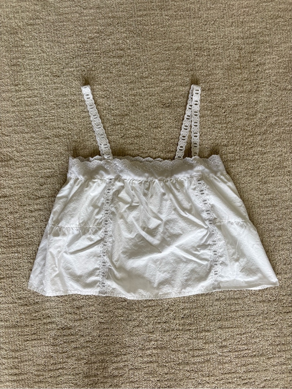 Laneway the Label Immy Top in Ivory — Size XSS